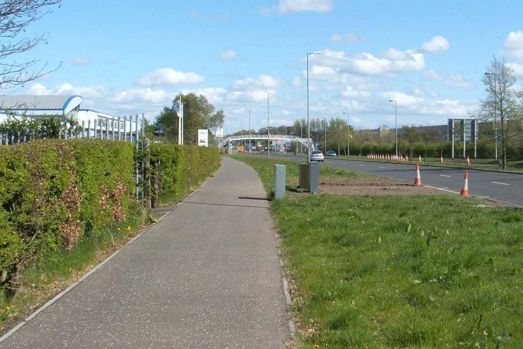 Photo showing: Queensway (road), East Kilbride