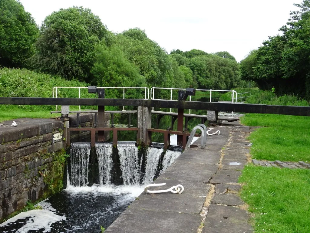Photo showing: Lock on the Forth and Clyde Canal