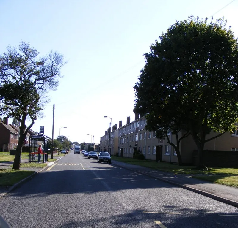 Photo showing: Primrose Avenue The view in Fordhouses, Wolverhampton.