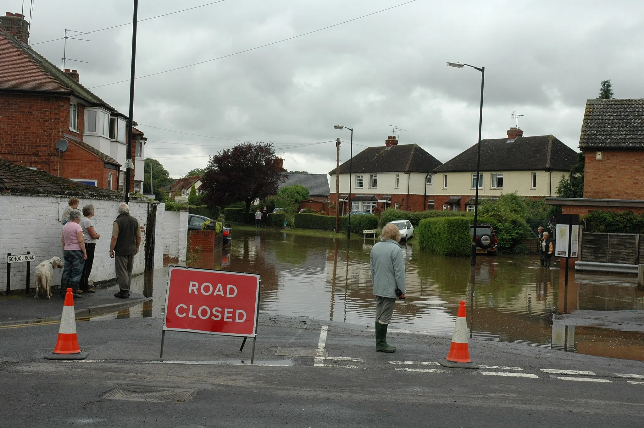Photo showing: Flood Alcester July 2007