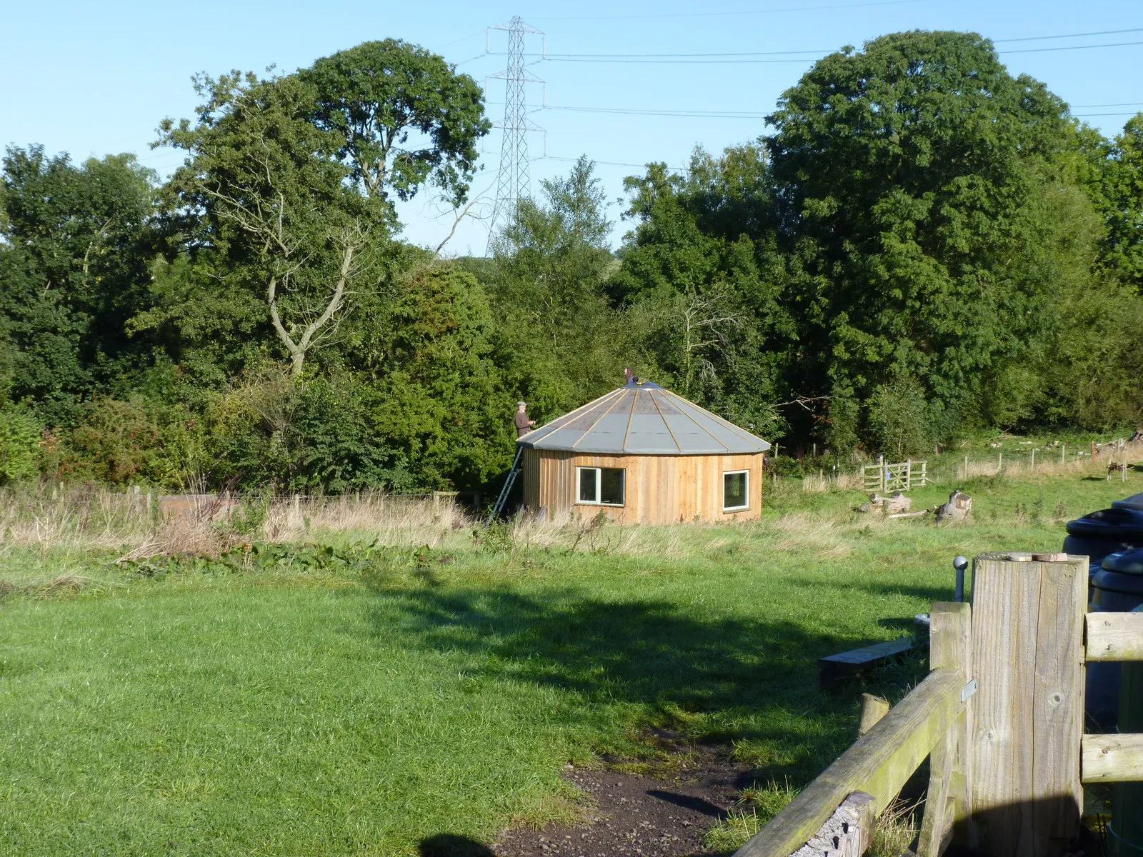 Photo showing: A modern roundhouse