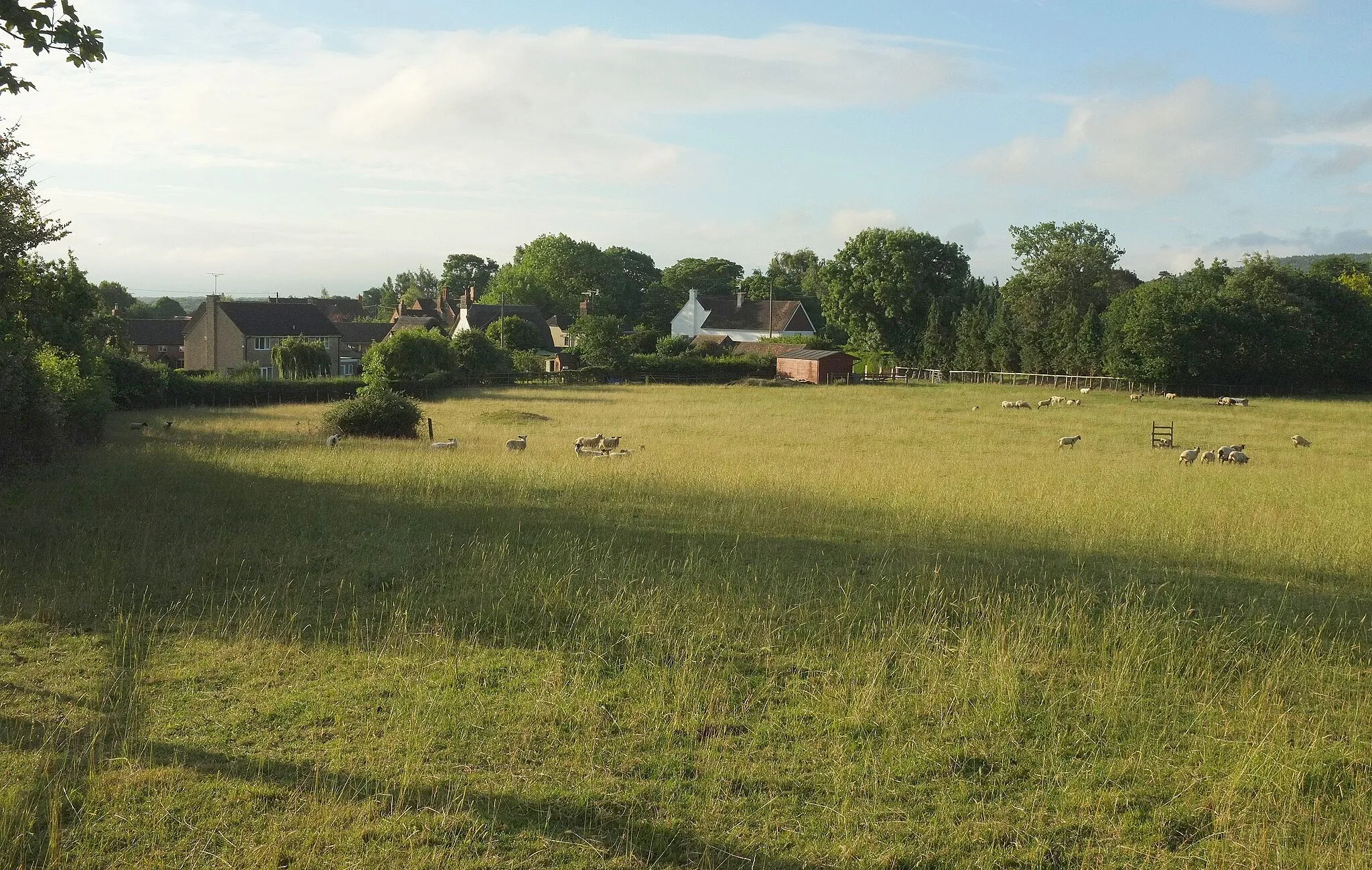 Photo showing: Approaching Elmley Castle