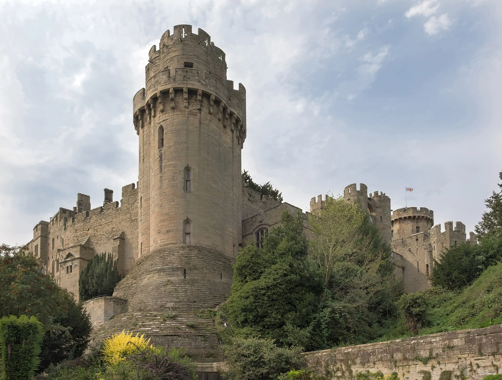 Photo showing: Caesar's Tower, Warwick Castle in 2016