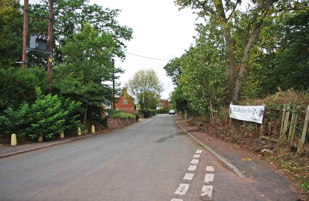 Photo showing: Badger Lane, Beckbury