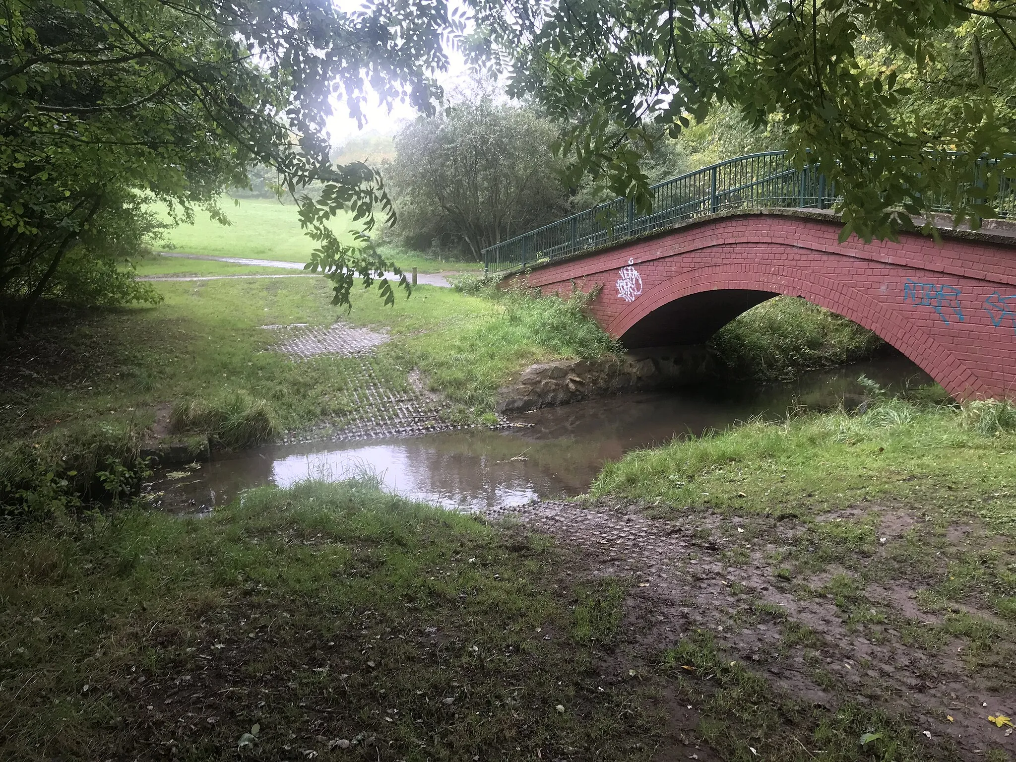 Photo showing: Ford in Woodgate Valley Country Park