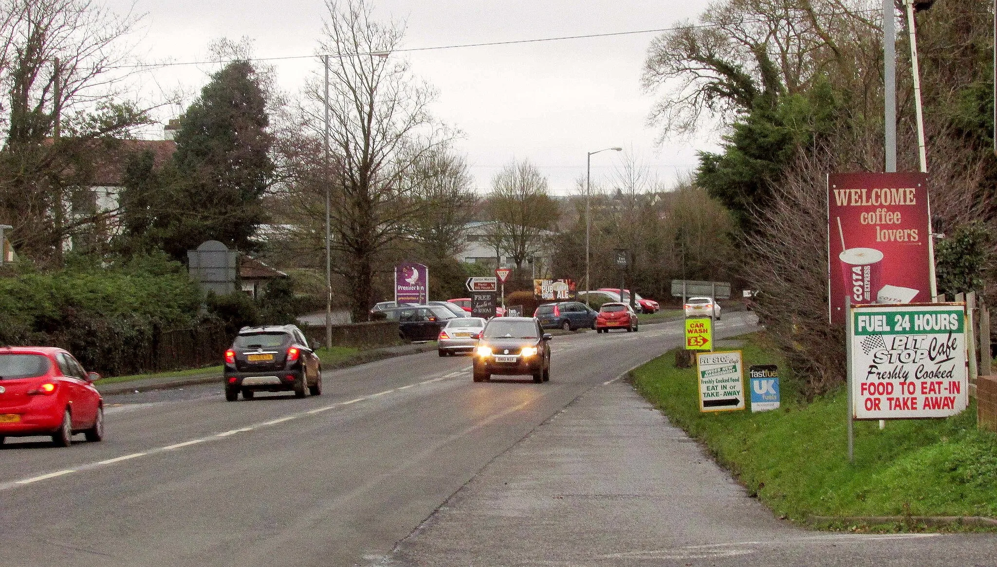 Photo showing: A38 near Upton Warren