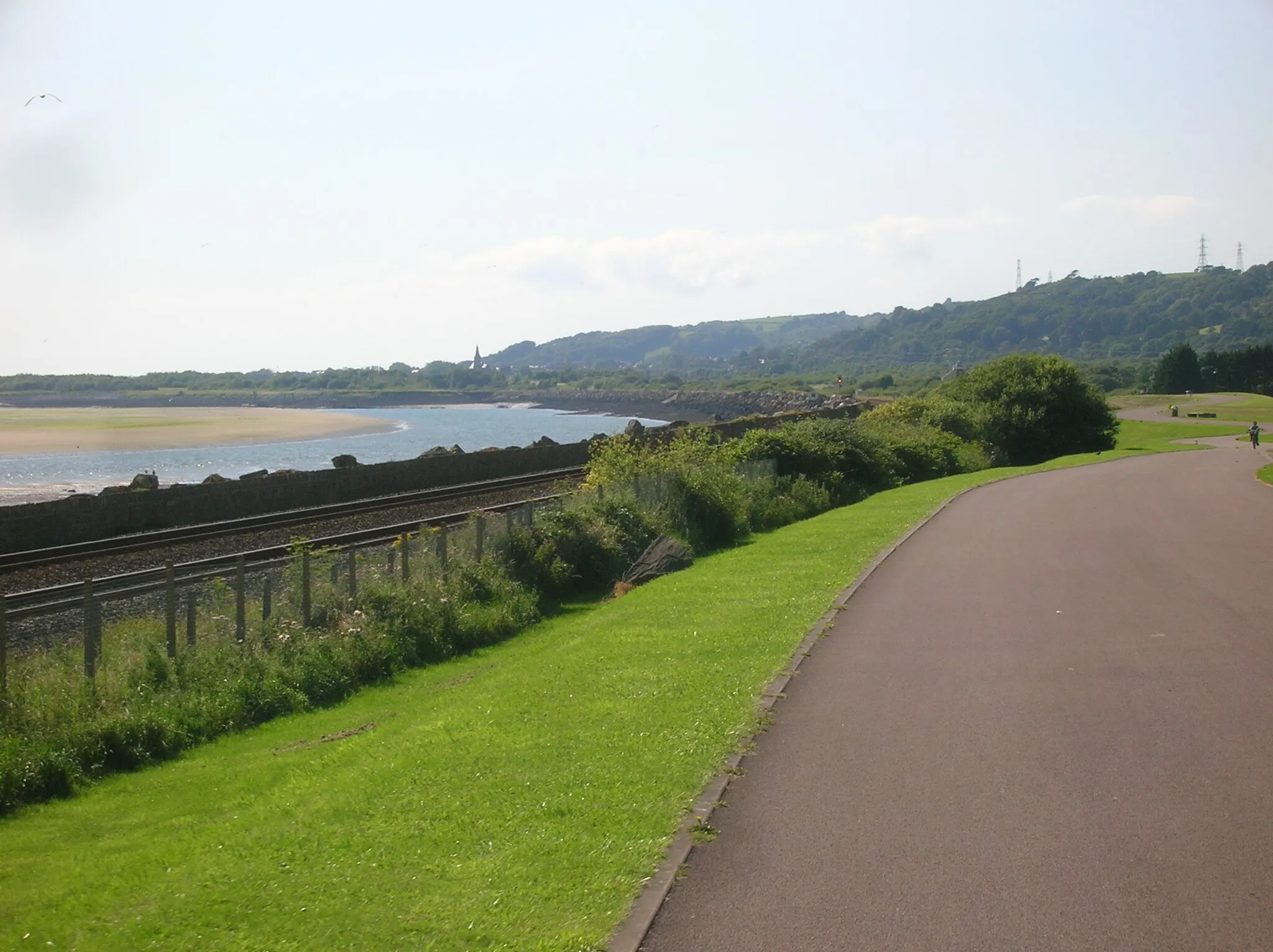 Photo showing: Wales Coast Path in Sandy Water Park, Llanelli