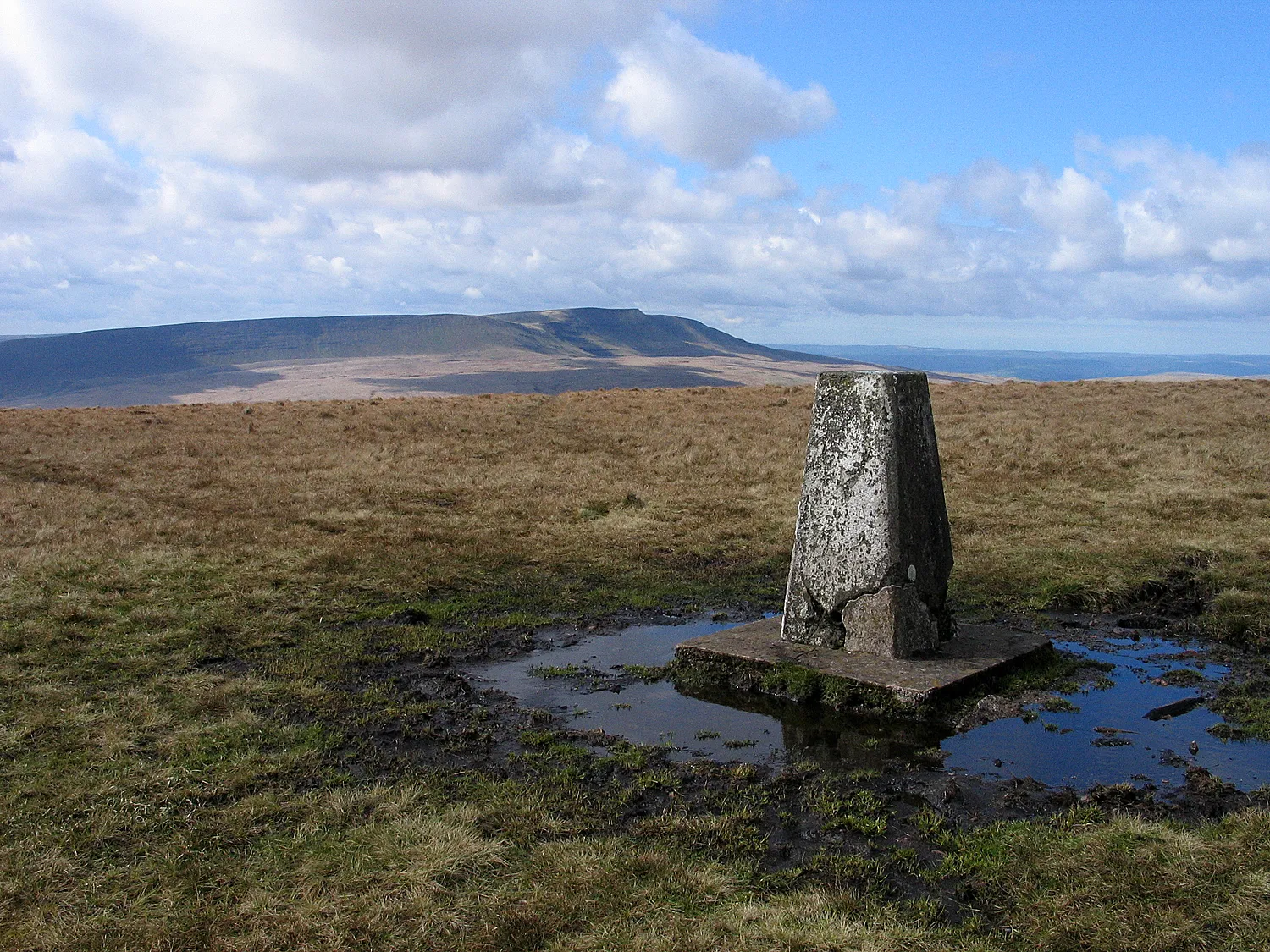 Photo showing: Summit area of Fan Gyhirych