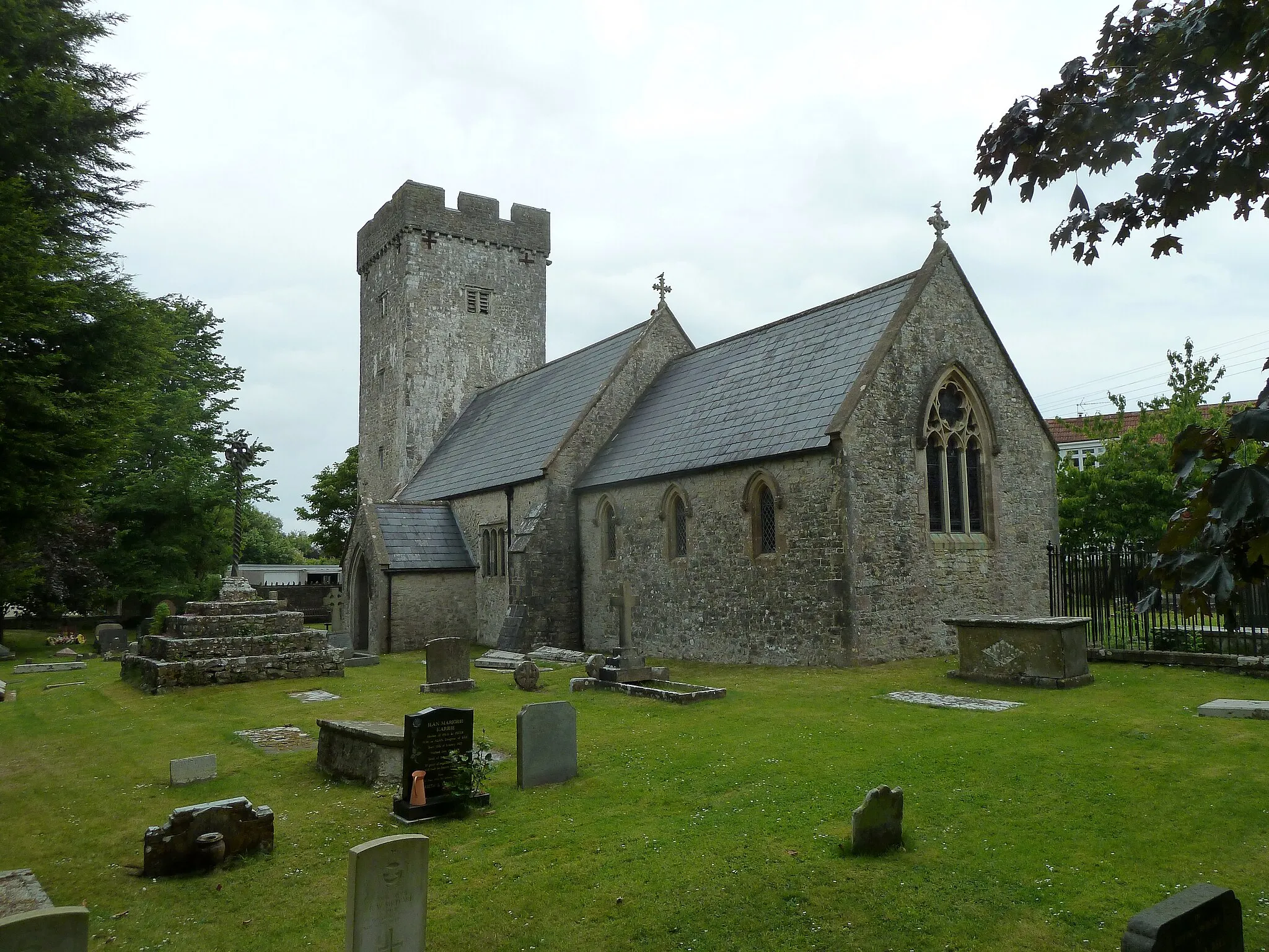 Photo showing: Llanmaes Church