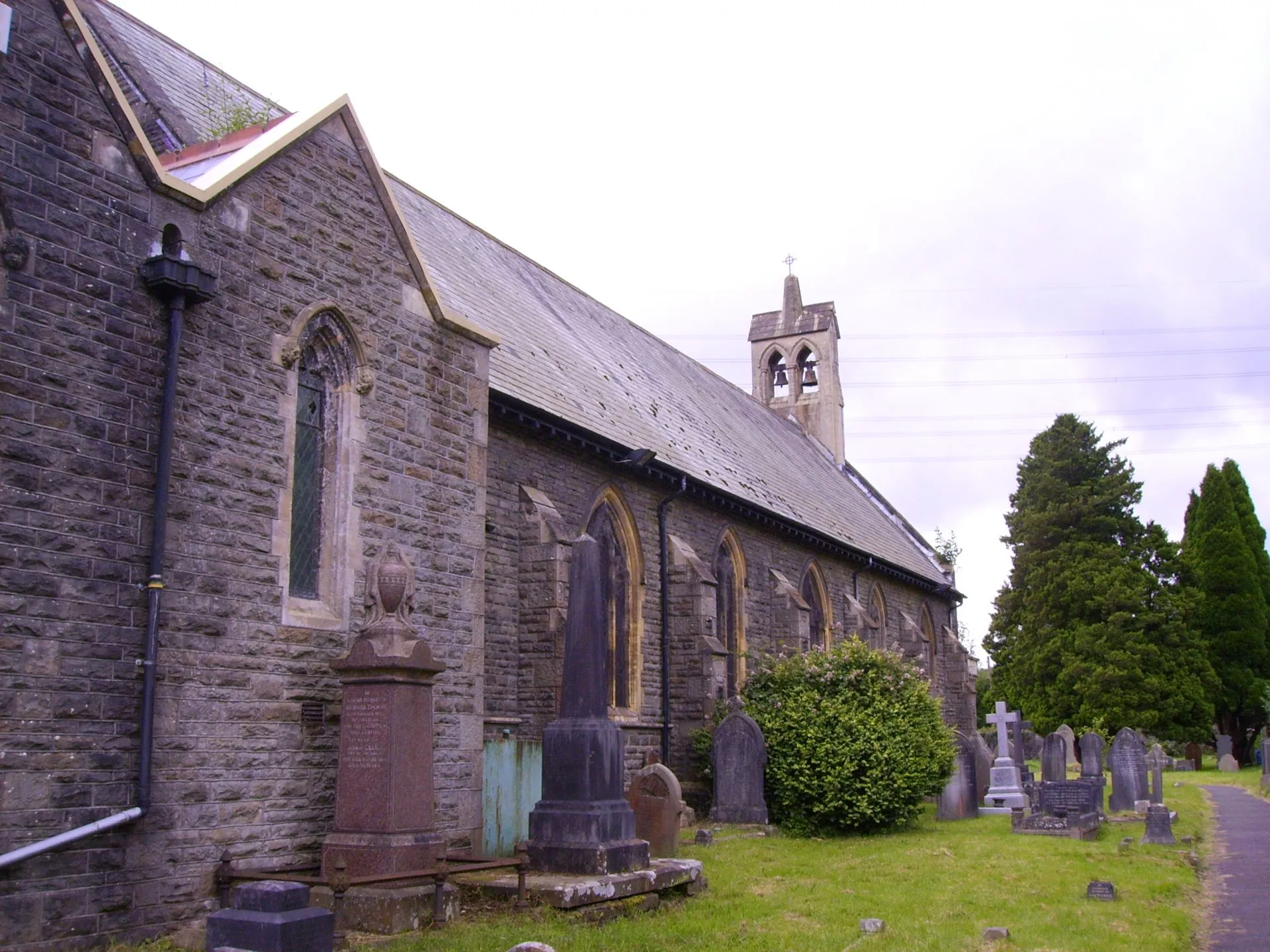 Photo showing: Saint Davids' Church, Hopkinstown, Rhondda Cynon Taf