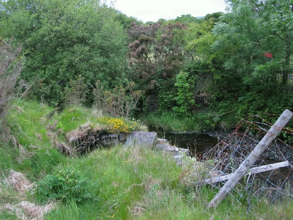Photo showing: Bridge Out on the Cefnbrynbrain cyclepath