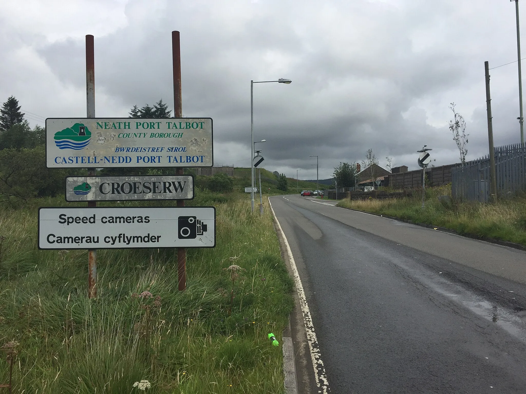 Photo showing: Road Signs at Croeserw