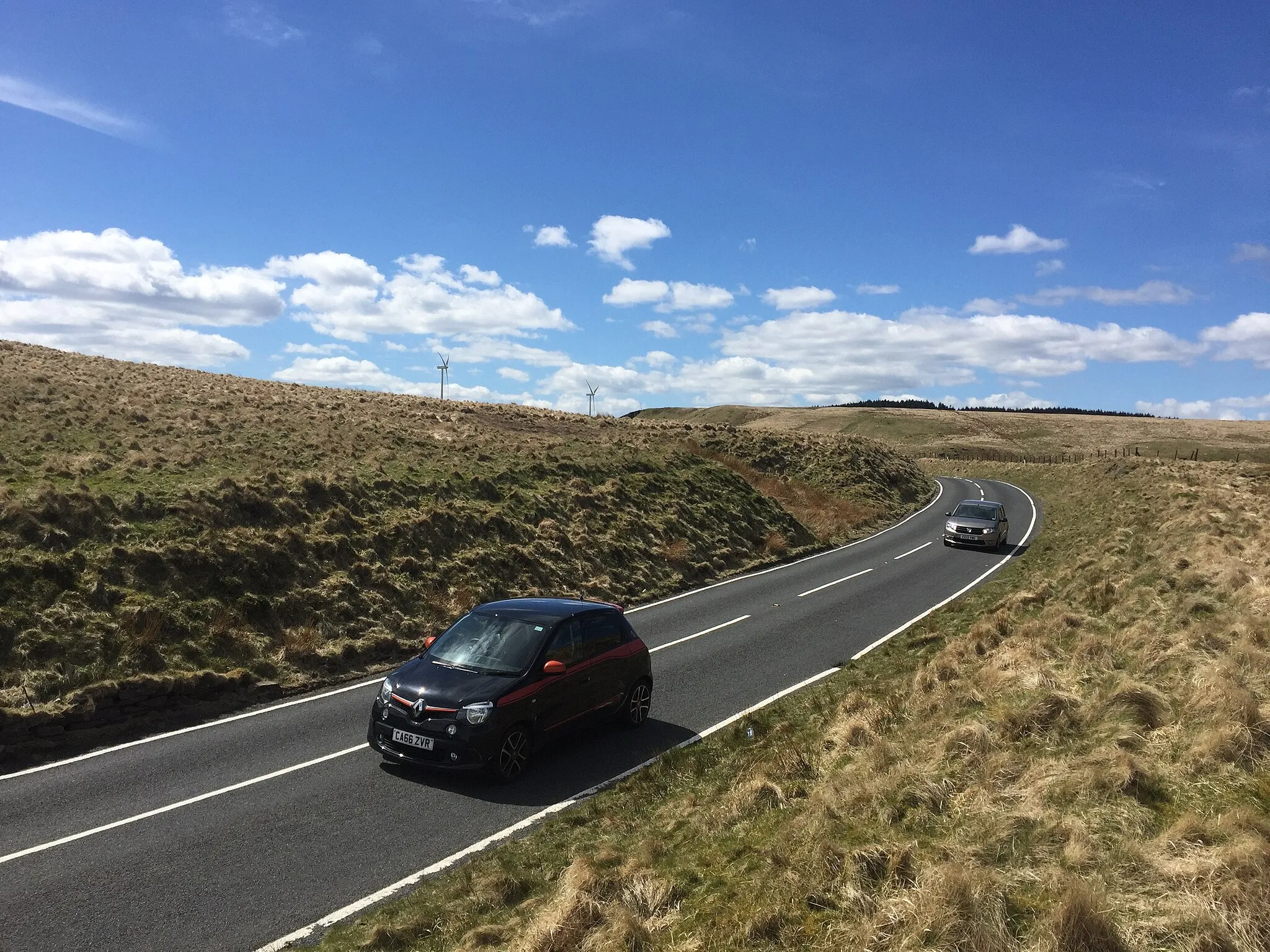 Photo showing: A4107 Port Talbot to Treorchy road