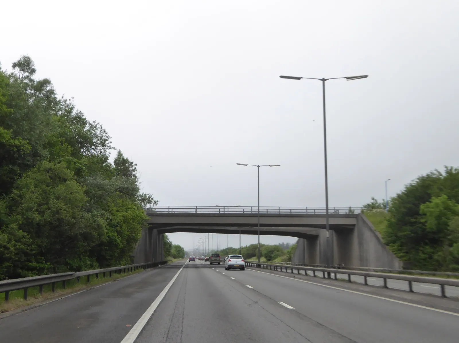 Photo showing: A4241 bridge over M4