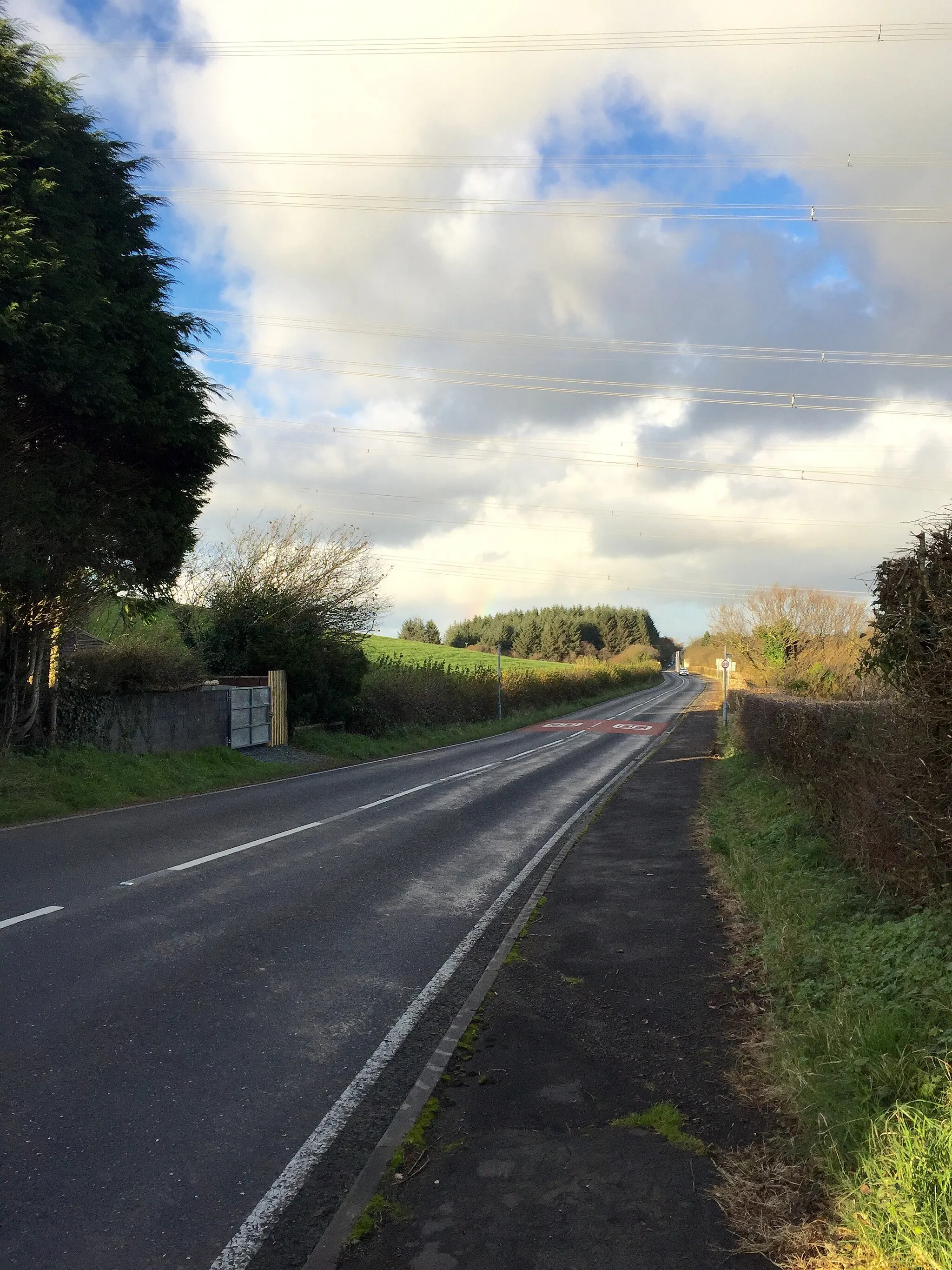 Photo showing: A476 towards Tumble