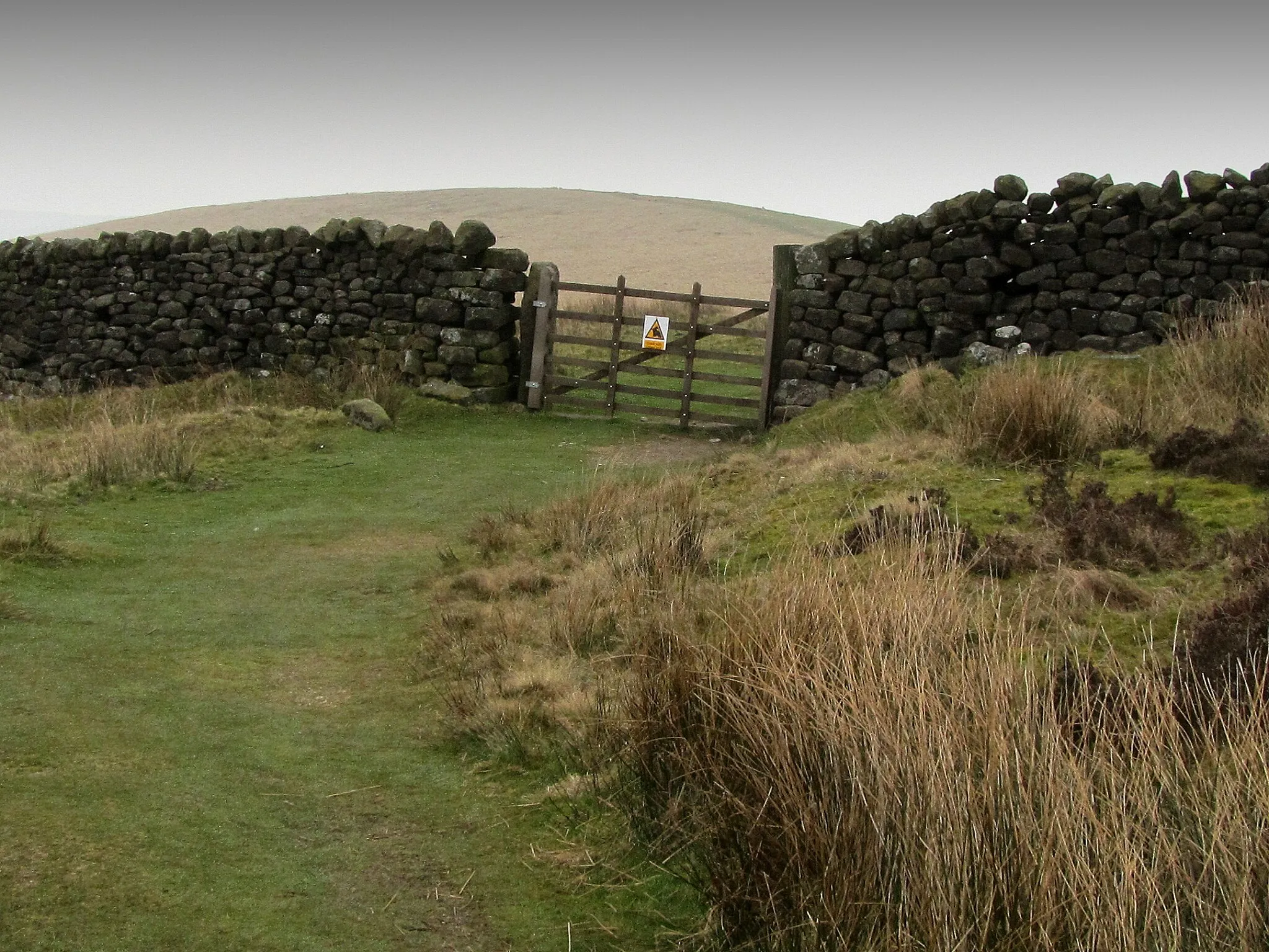Photo showing: Gate on Hare Head Side