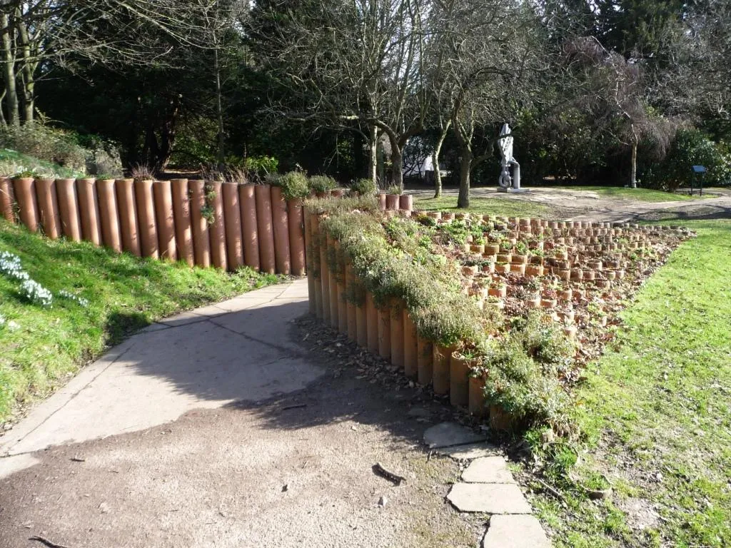 Photo showing: A bend in the Access Trail, Yorkshire Sculpture Park