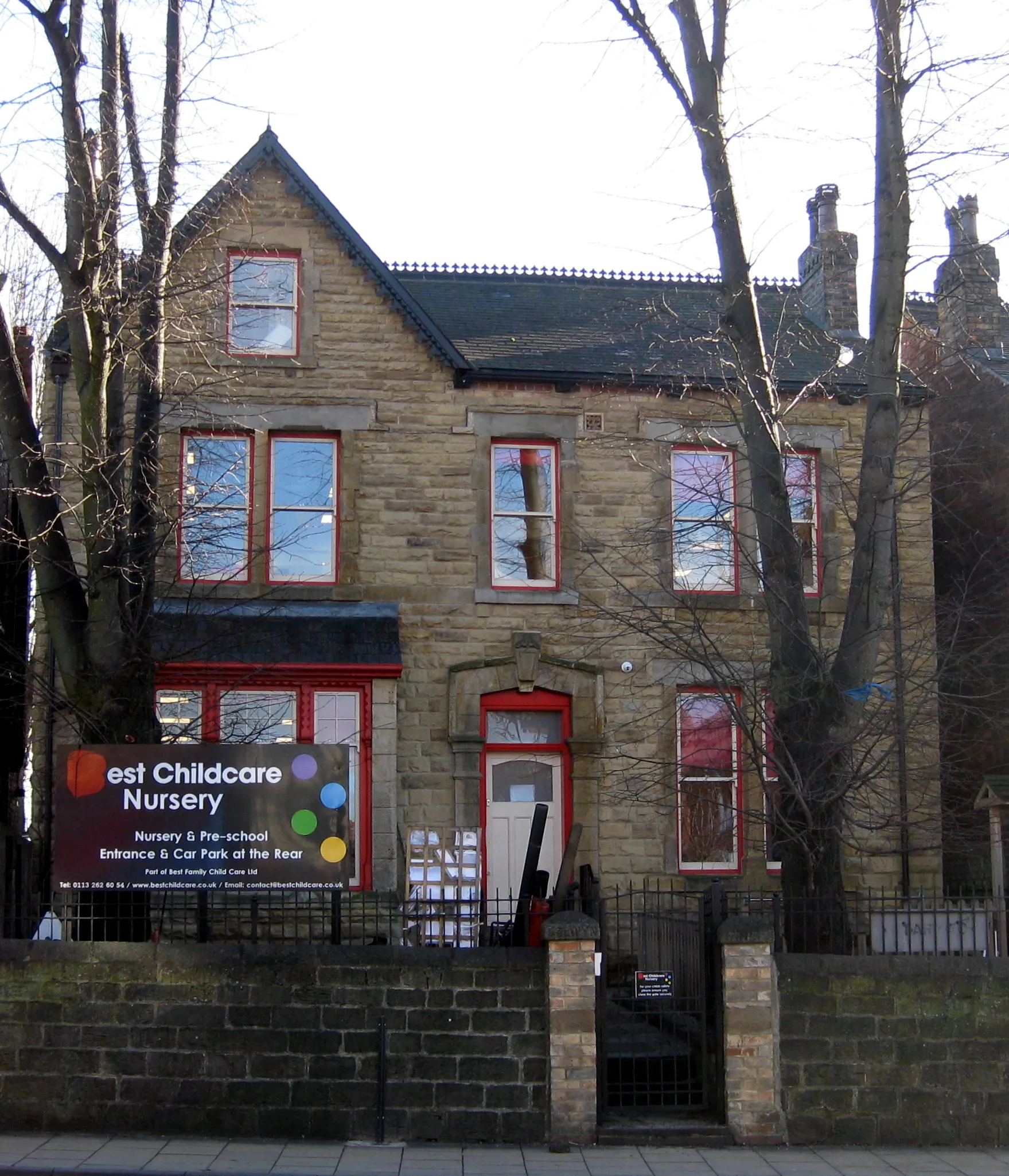 Photo showing: Number 138 Chapeltown Road, Leeds LS7 4EE.  Presently a nursery, formerly the location of a Sikh place of worship