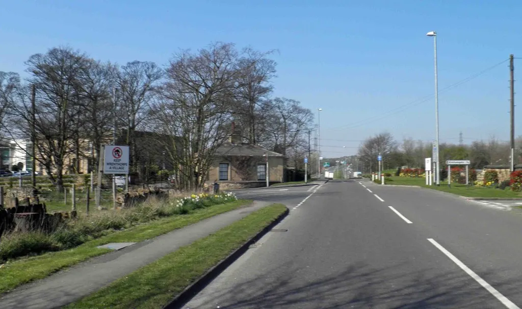 Photo showing: 'Keep Wrenthorpe a Village sign'