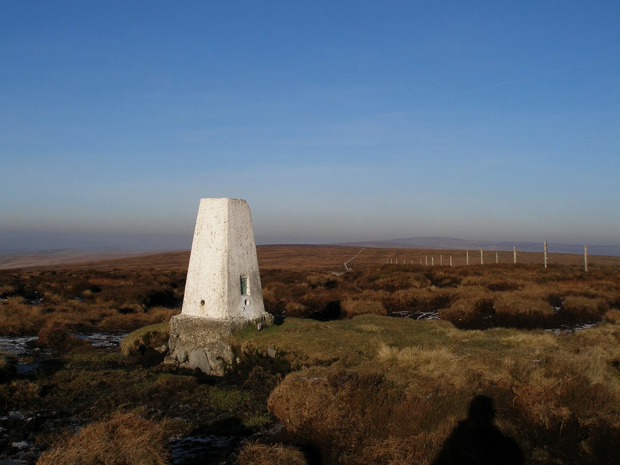 Photo showing: Trig point on Hoof Stones Height