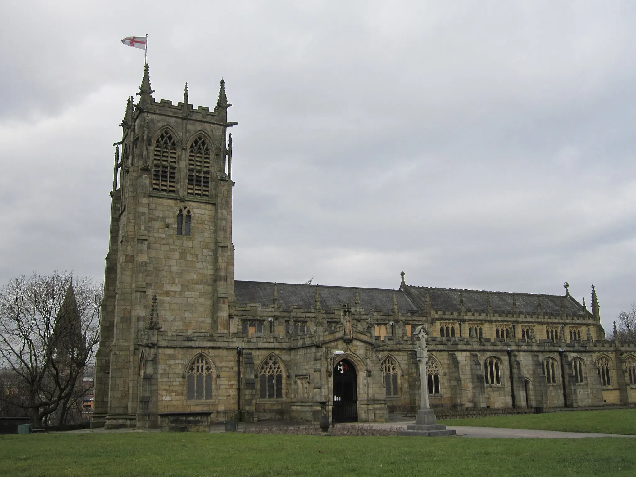 Photo showing: St Chad's Church, Rochdale, Greater Manchester, England.