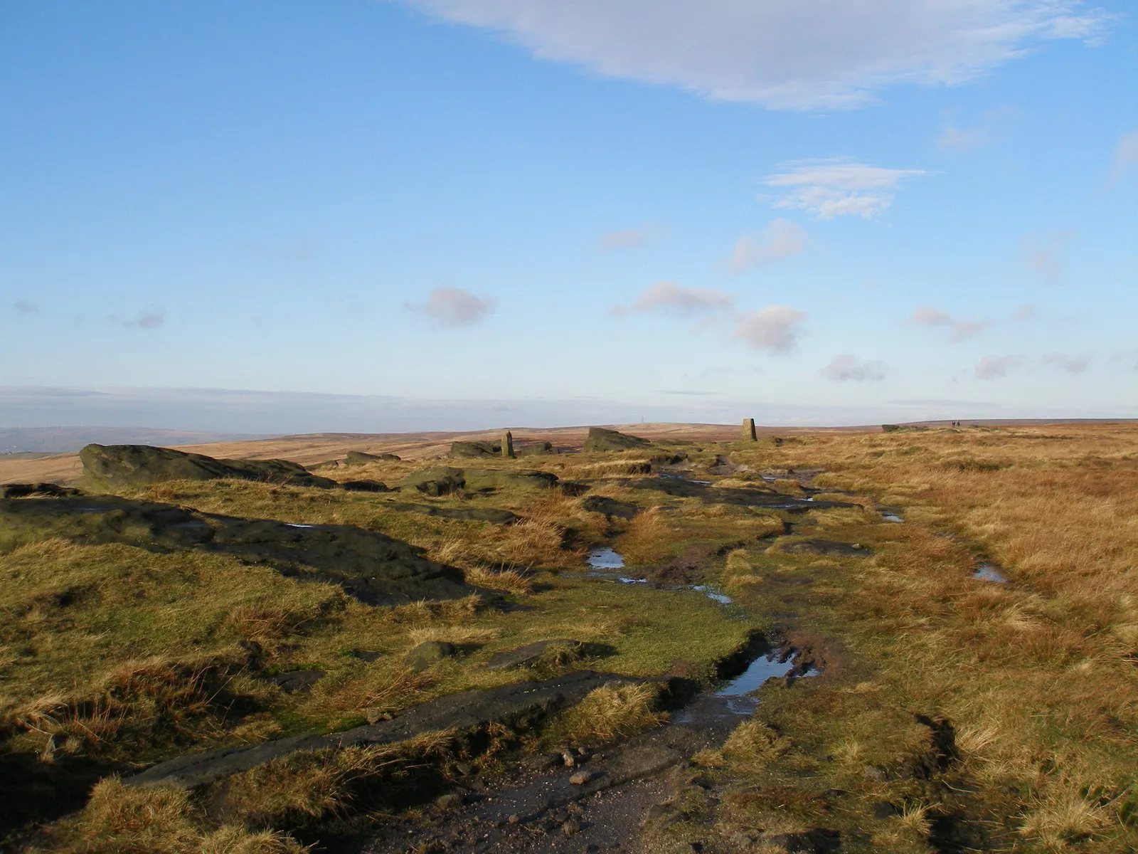 Photo showing: Standedge trig point