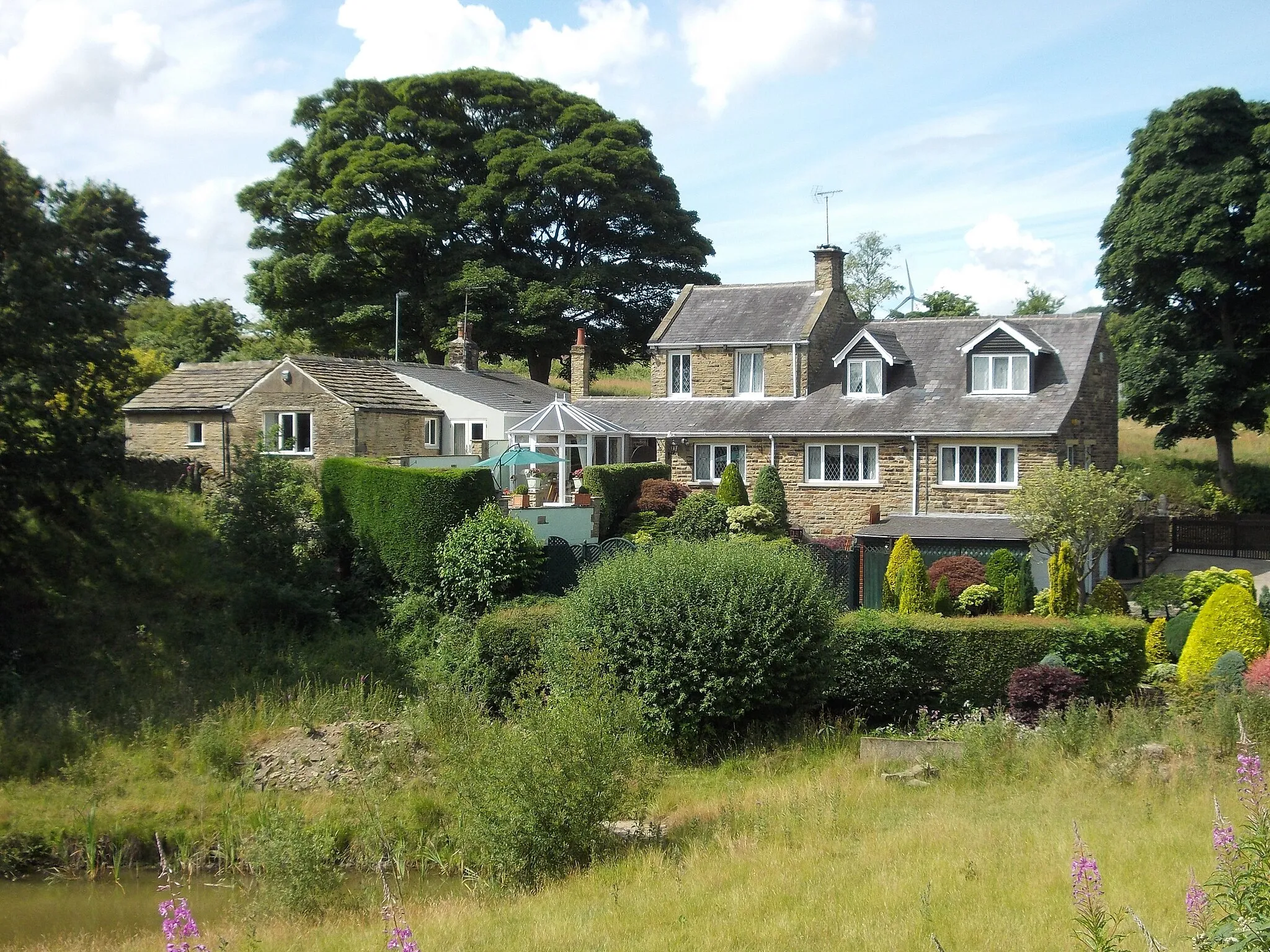 Photo showing: View towards New Row Lane, Ingbirchworth