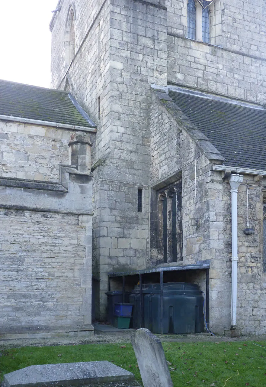 Photo showing: A corner of Womersley Church