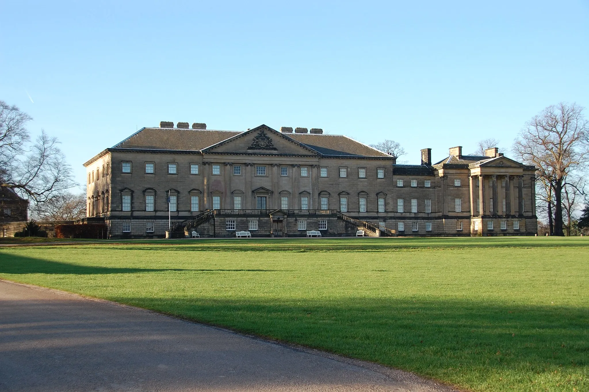 Photo showing: The east frontage of Nostell Priory, Crofton, Wakefield, West Yorkshire, England.