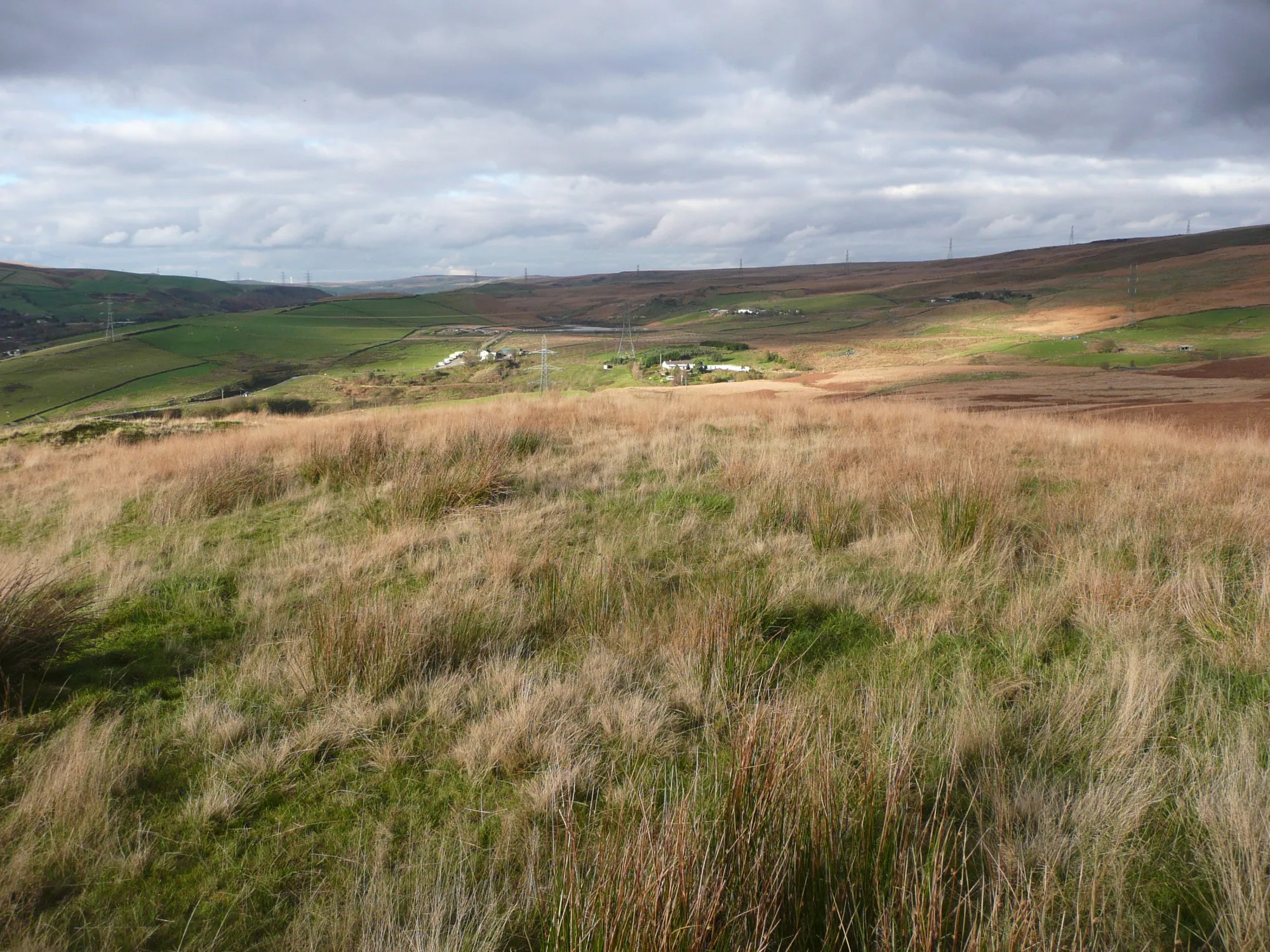 Photo showing: On the summit of Stormer Hill, Littleborough