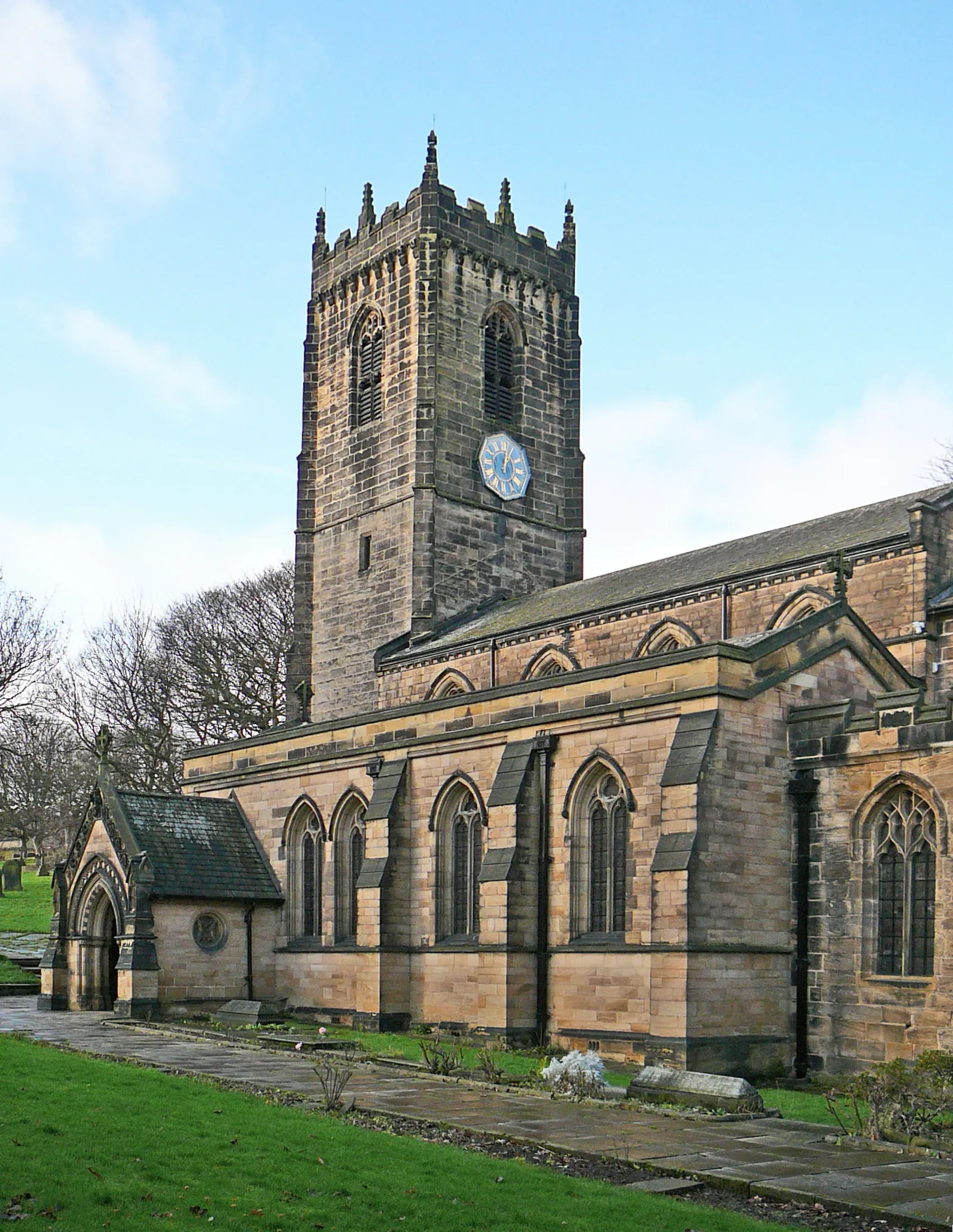 Photo showing: St Michael and All Angels, Thornhill 2