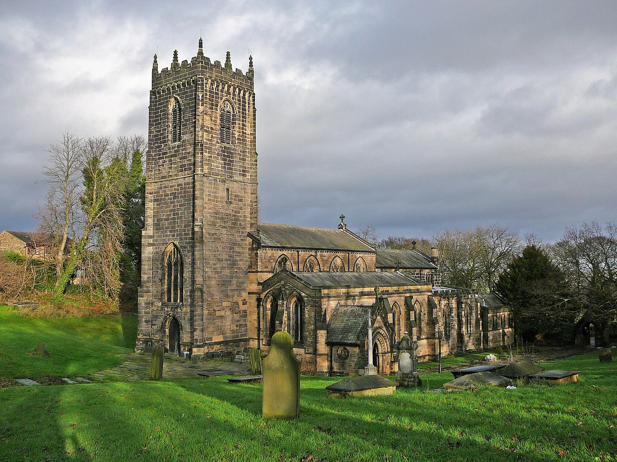 Photo showing: St Michael and All Angels, Thornhill 1