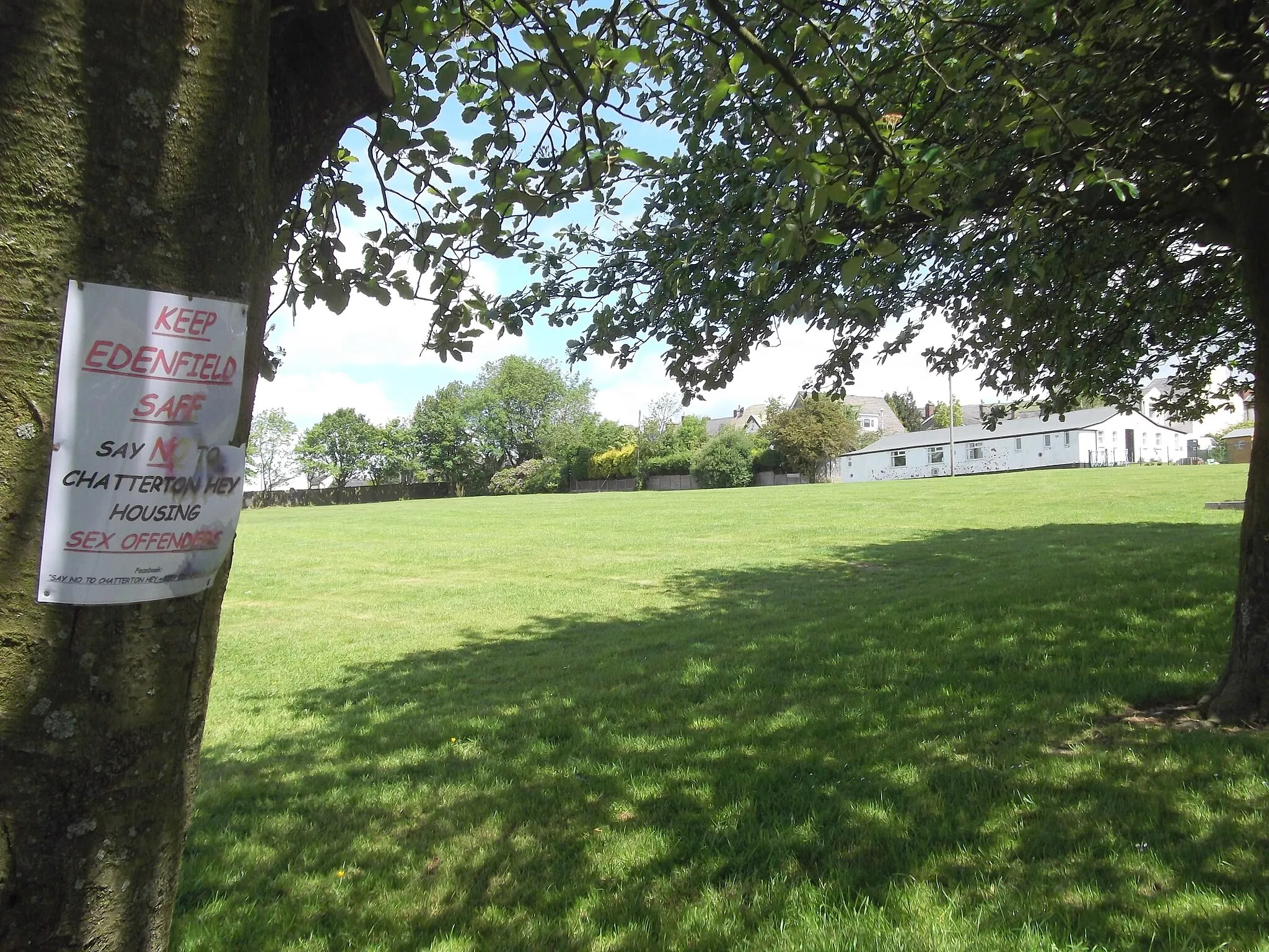 Photo showing: Playing Field, Exchange Street, Edenfield, Lancashire