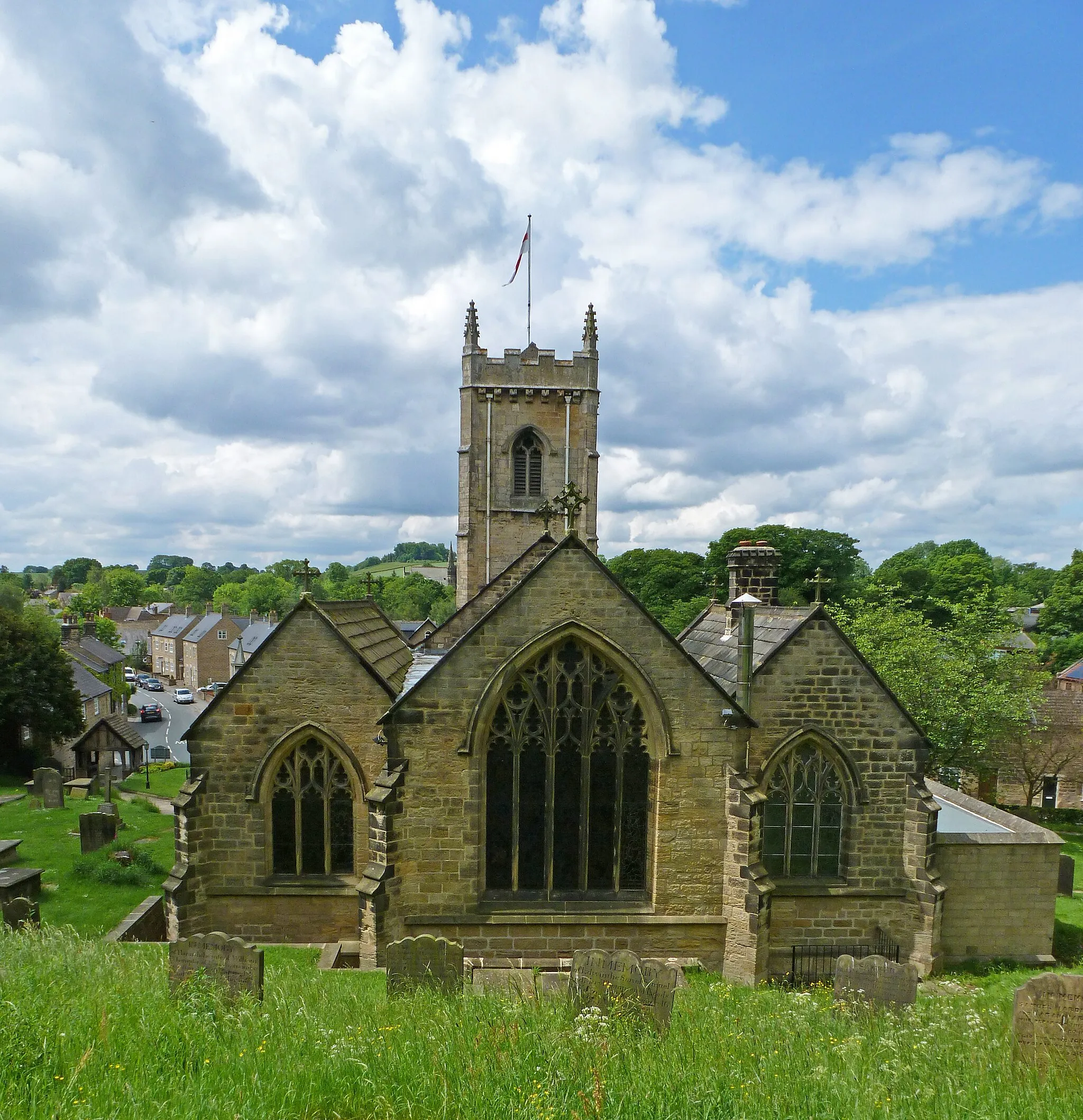 Photo showing: St Peter's C of E Church, Thorner, West Yorkshire.  Taken by Flickr user: Tim Green aka atouch on Sunday the 10th of June 2012.