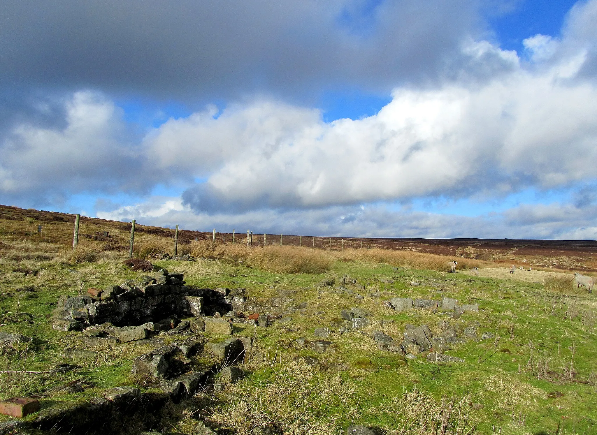 Photo showing: Ruins at Horncliffe Well