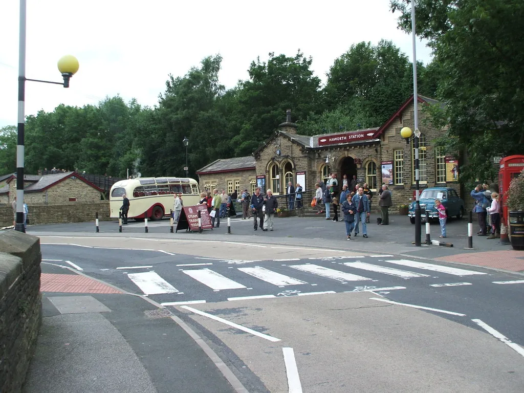 Photo showing: Haworth railway station, Yorkshire