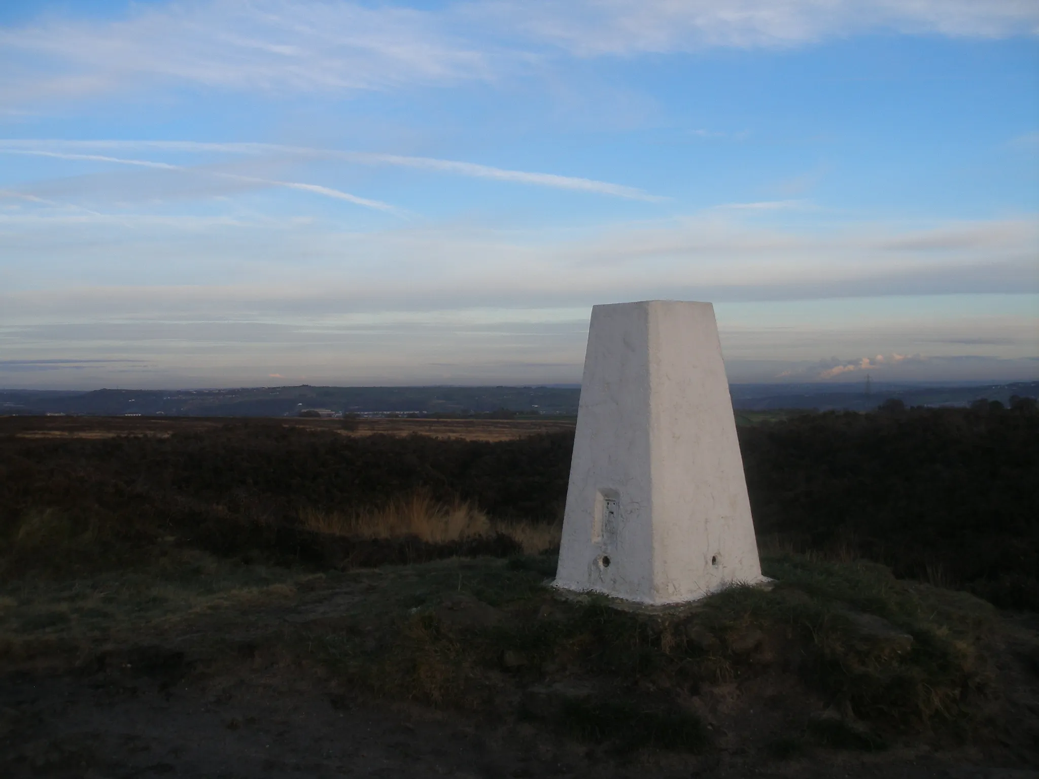 Photo showing: Trig point on Norland Moor