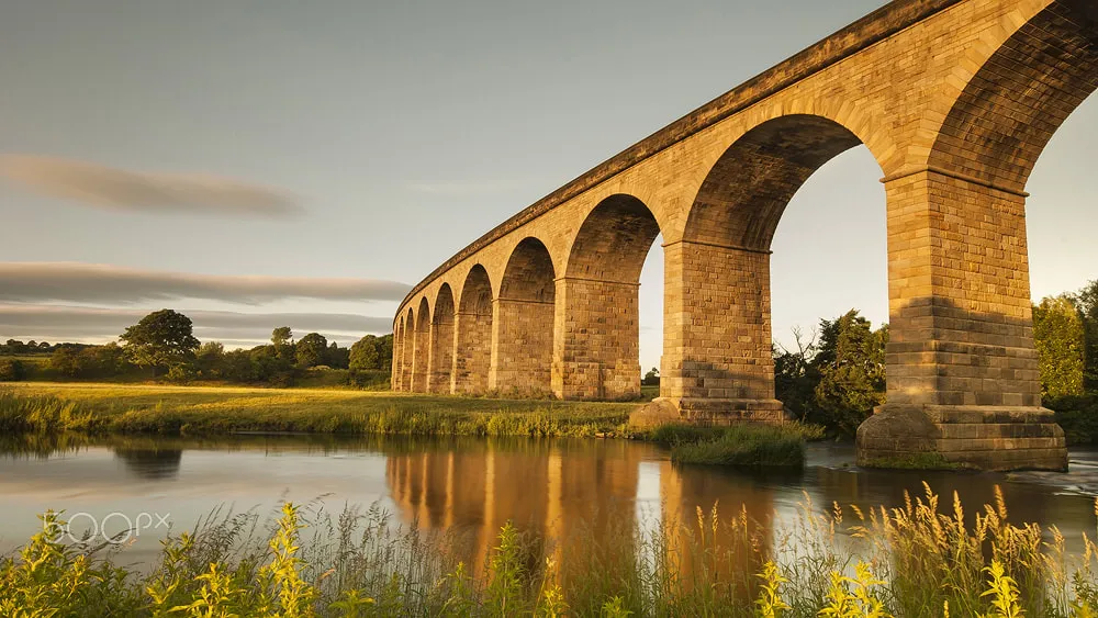 Photo showing: 500px provided description: Golden Hour at Arthington Viaduct Nr. Pool-In-Warfedale, United Kingdom. The water you see is the River Aire.  (the river is actually the Wharfe)
James Dolan ?

www.james-dolan.co.uk [#Arthington Viaduct ,#Landscape ,#UK ,#Sunset ,#Yorkshire ,#Leeds ,#Poole ,#Viaduct ,#Golden Hour ,#River Aire ,#West yorkshire]