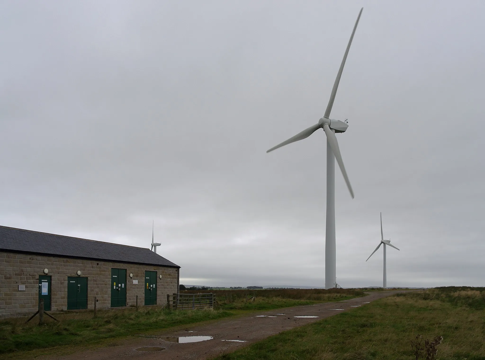 Photo showing: Knabs Ridge Wind Farm in Yorkshire, north of Harrogate.