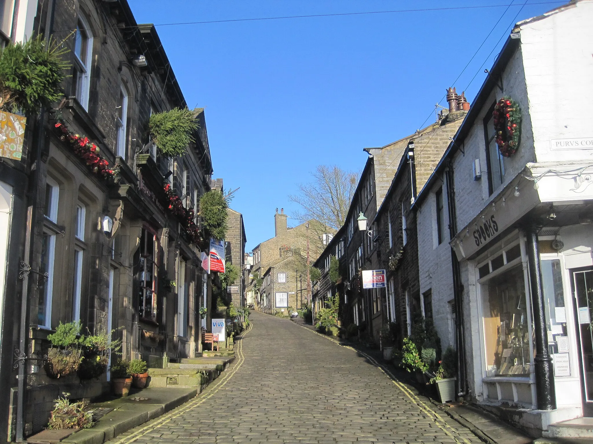 Photo showing: Haworth Main Street