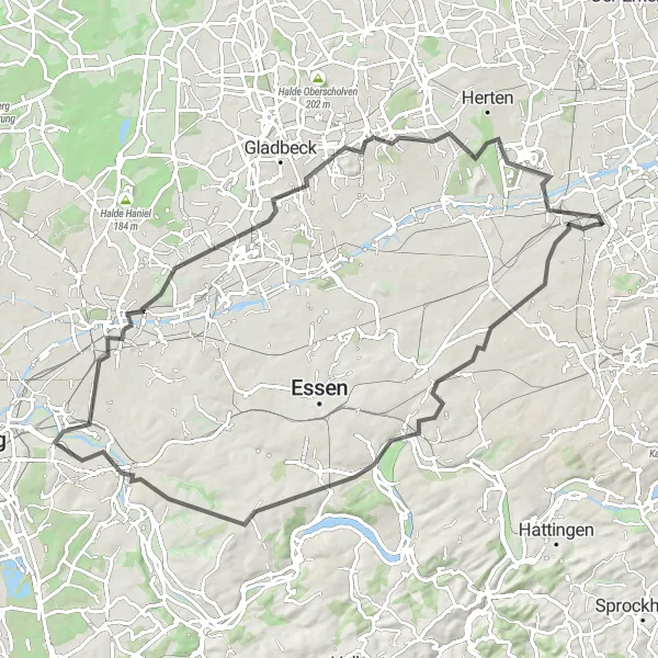 Karten-Miniaturansicht der Radinspiration "Rundtour durch Arnsberg und Umgebung" in Arnsberg, Germany. Erstellt vom Tarmacs.app-Routenplaner für Radtouren