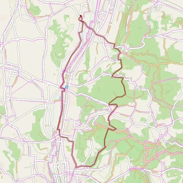 Map miniature of "Exploring Ancient Burgs and Natural Beauty" cycling inspiration in Braunschweig, Germany. Generated by Tarmacs.app cycling route planner