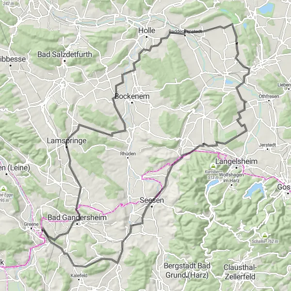 Karten-Miniaturansicht der Radinspiration "Historische Straßenfahrt" in Braunschweig, Germany. Erstellt vom Tarmacs.app-Routenplaner für Radtouren