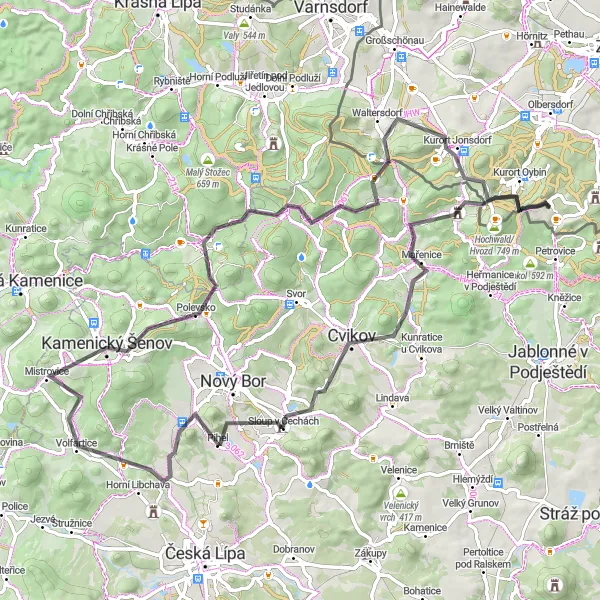 Karten-Miniaturansicht der Radinspiration "Panorama-Radtour über 78 km" in Dresden, Germany. Erstellt vom Tarmacs.app-Routenplaner für Radtouren