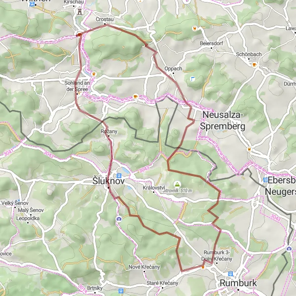 Karten-Miniaturansicht der Radinspiration "Isabella - Valdek Gravelabenteuer" in Dresden, Germany. Erstellt vom Tarmacs.app-Routenplaner für Radtouren