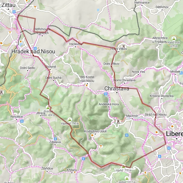 Karten-Miniaturansicht der Radinspiration "Gravel-Tour Richtung Dresden" in Dresden, Germany. Erstellt vom Tarmacs.app-Routenplaner für Radtouren
