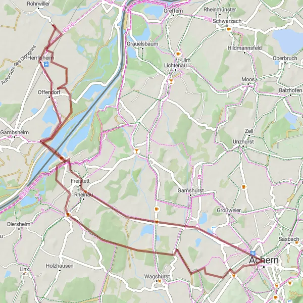 Karten-Miniaturansicht der Radinspiration "Entspannte Radtour durch den Schwarzwald" in Freiburg, Germany. Erstellt vom Tarmacs.app-Routenplaner für Radtouren