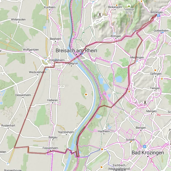 Karten-Miniaturansicht der Radinspiration "Schwarzwald-Rundfahrt" in Freiburg, Germany. Erstellt vom Tarmacs.app-Routenplaner für Radtouren