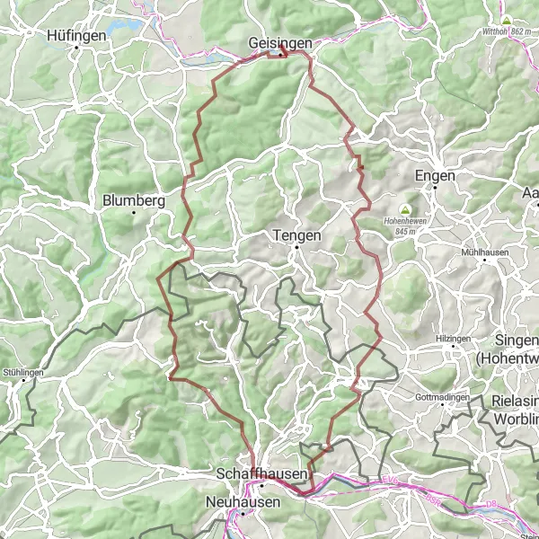 Karten-Miniaturansicht der Radinspiration "Panoramablicke und historische Schätze entlang der Route" in Freiburg, Germany. Erstellt vom Tarmacs.app-Routenplaner für Radtouren