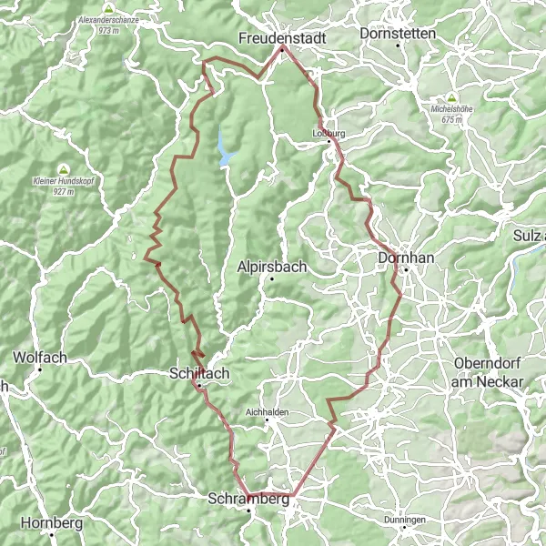 Karten-Miniaturansicht der Radinspiration "Rundtour durch den Schwarzwald" in Freiburg, Germany. Erstellt vom Tarmacs.app-Routenplaner für Radtouren